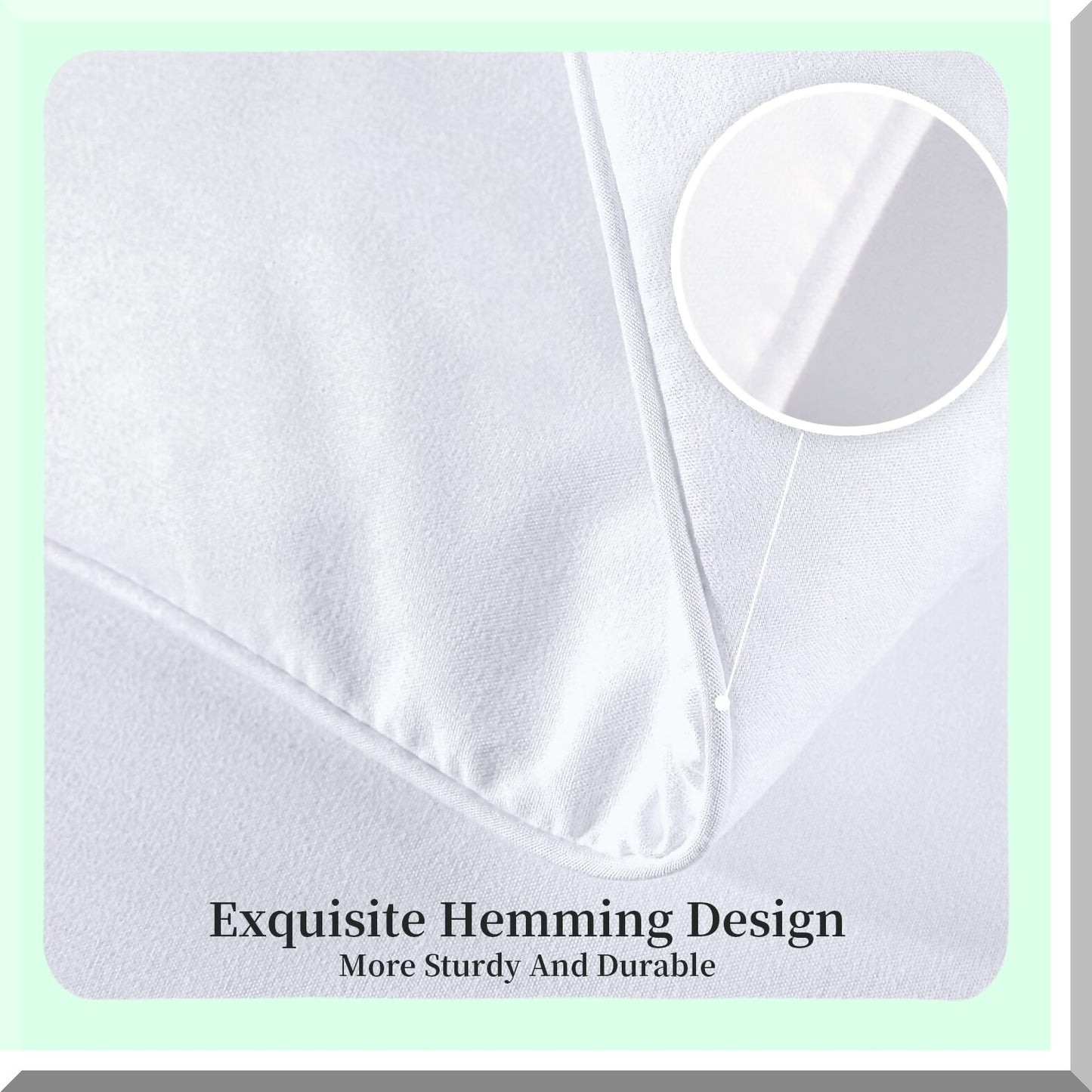 All Season Ultra Soft White Comforter - Quilted Down Alternative Duvet Insert with Corner Tabs, Breathable Box Stitch Queen Size 90x90