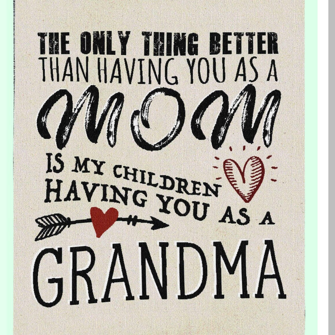 Ultimate Cozy Mom & Grandma Cotton Tapestry Blanket - USA Made, 72x54 Gift