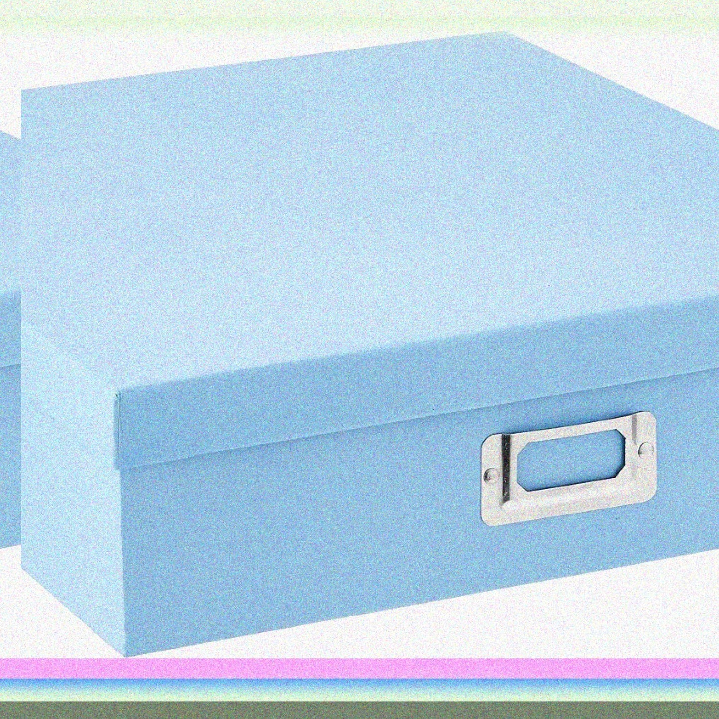 Sky Blue Storage Box 14.75x13x3.75