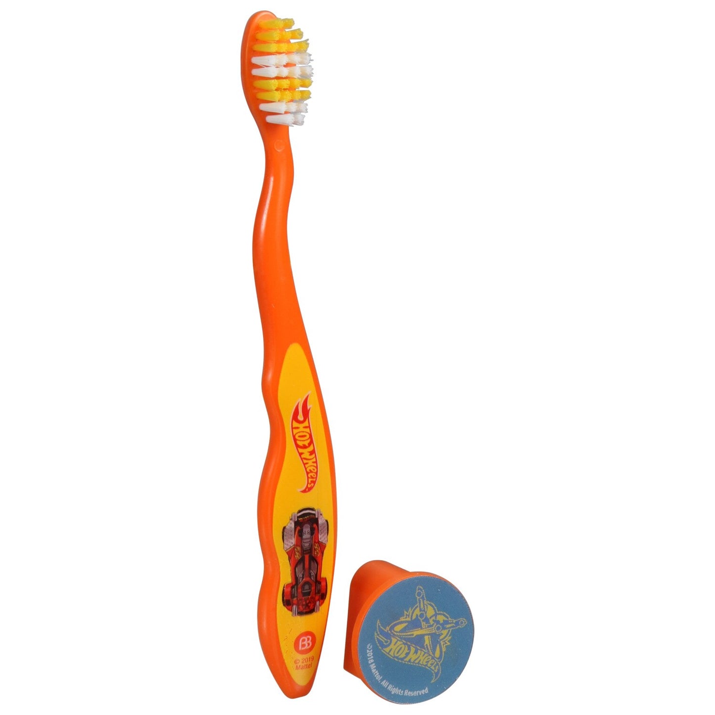 Brush Buddies Kids' Travel Toothbrushes with Collectible Caps 6.375 in (Pack 24)
