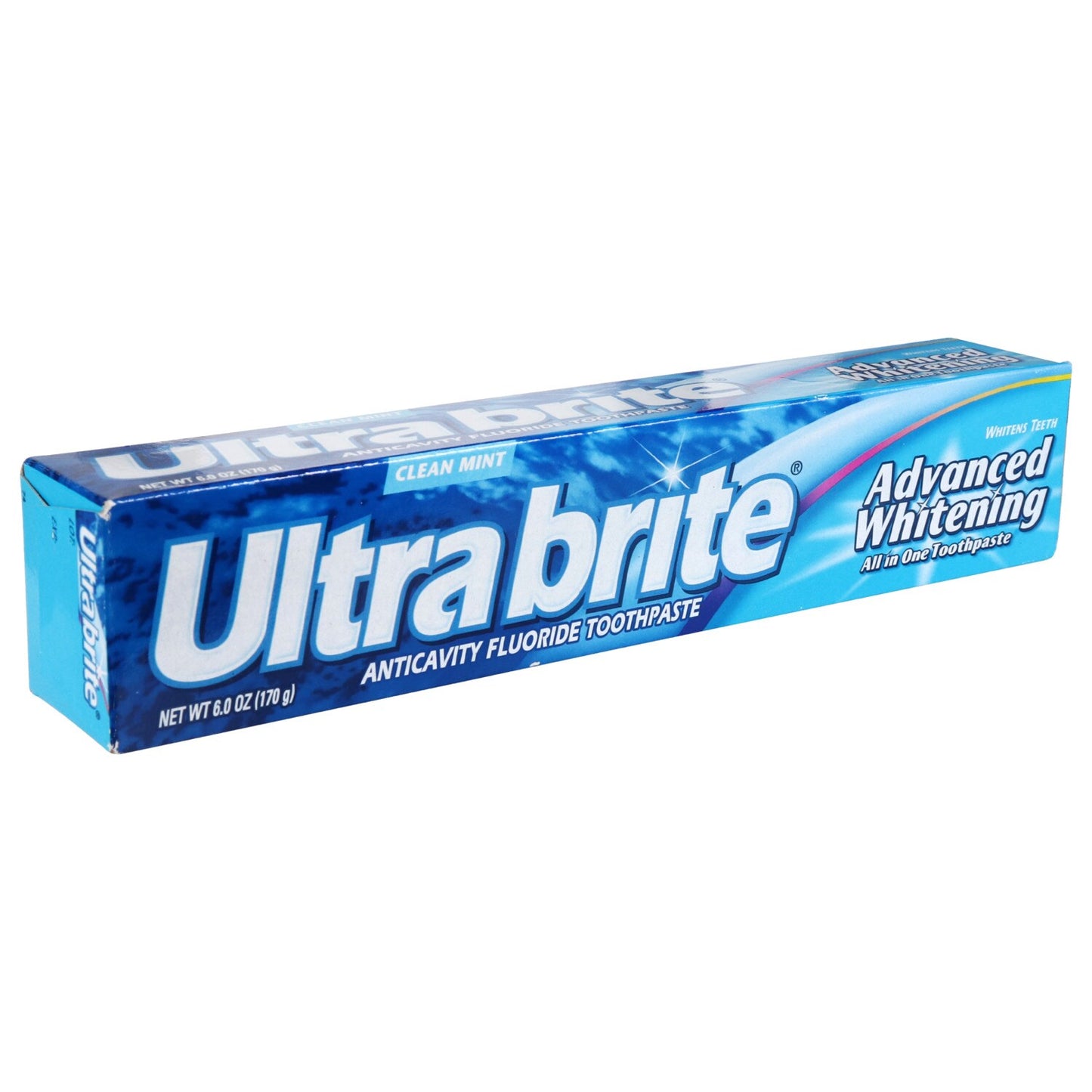 Ultra Brite Clean Mint Advanced Whitening Toothpaste, 6-oz. (Pack of 24)