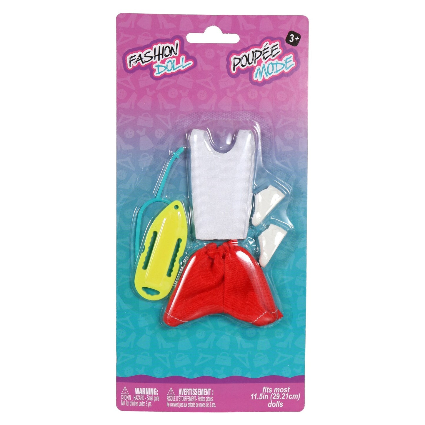 Fashion Doll Beach Themed Clothes and Accessories (Pack of 36)