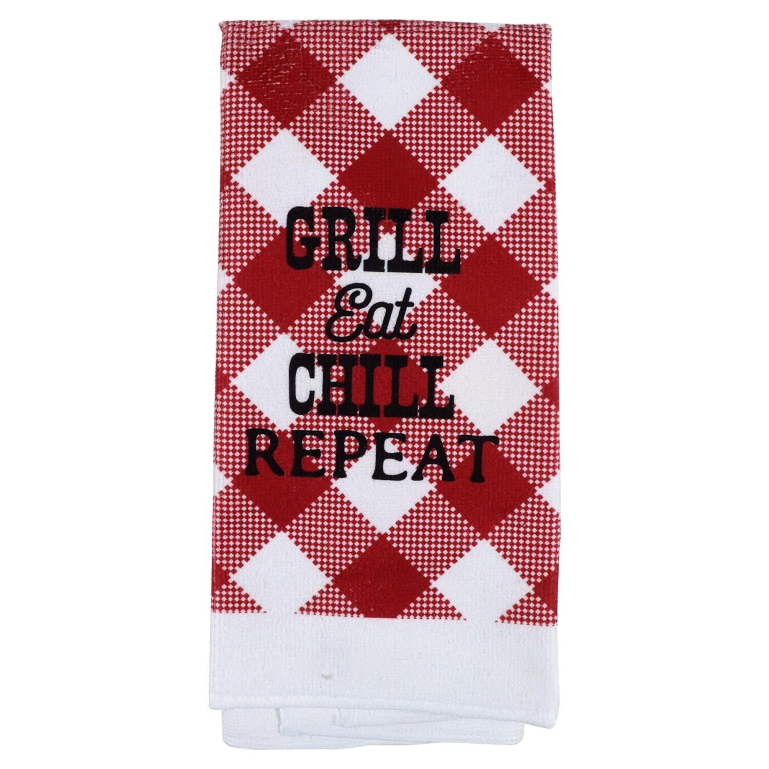 Home Collection Red & White Grilling Pattern Kitchen Linens (Pack of 36)