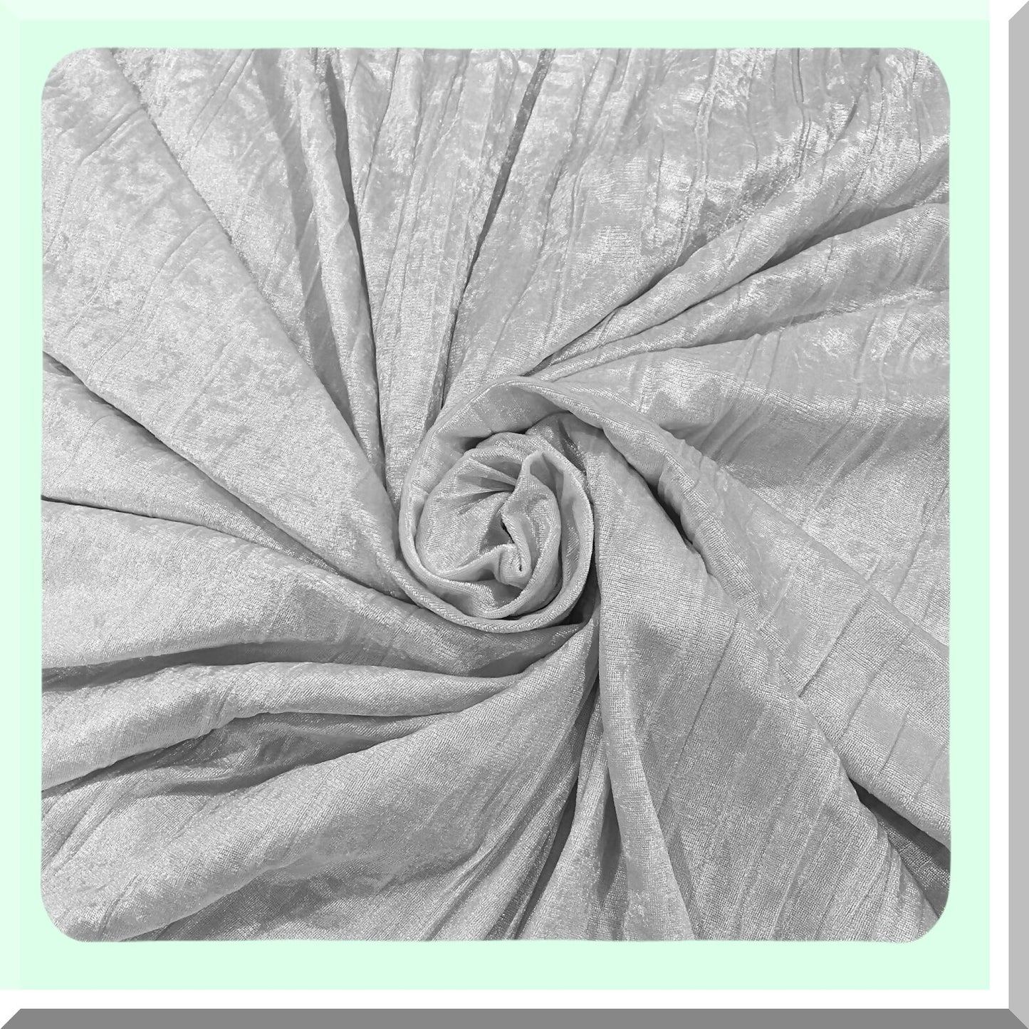 Crushed Velvet Boho Chic Throw Pillow Cover - Grey Silver Metallic Glam - Textured Soft Shiny Modern Bohemian Decor - 54x20 Long Body Case