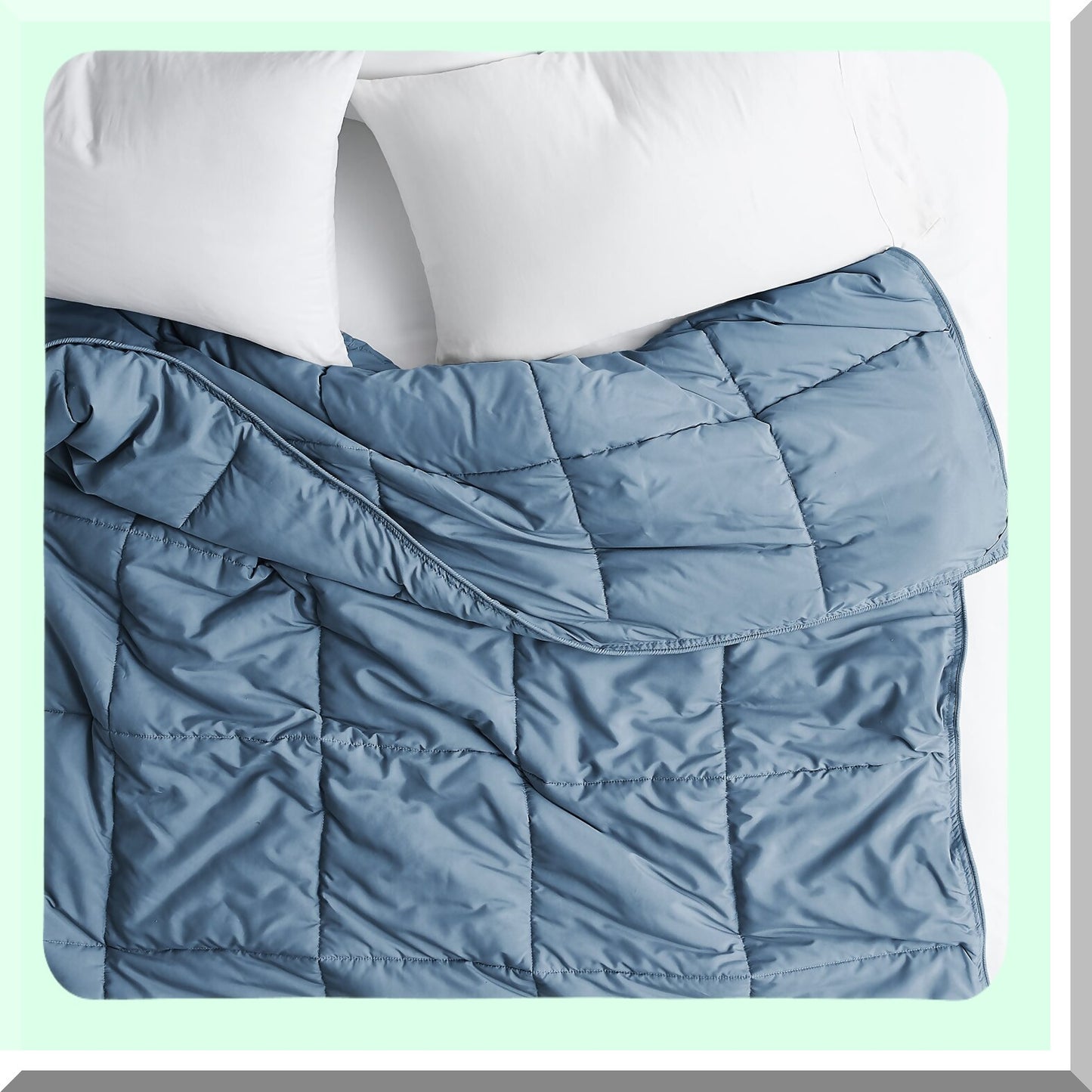 BlueWave All-Season Oversized Down-Alternative Comforter - California King Size - Premium Quality Bedding for Southshore Living