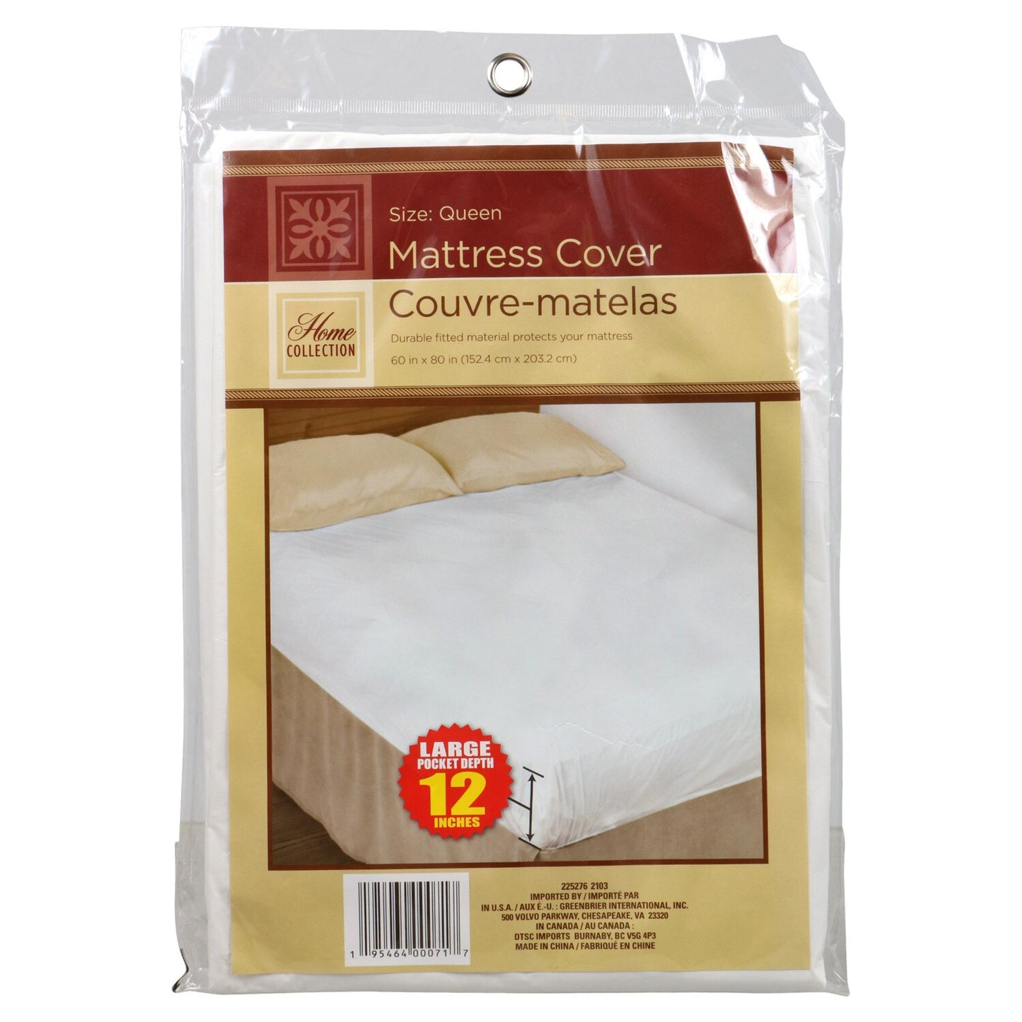 Home Collection Queen-Sized Plastic Mattress Covers (Pack of 24)