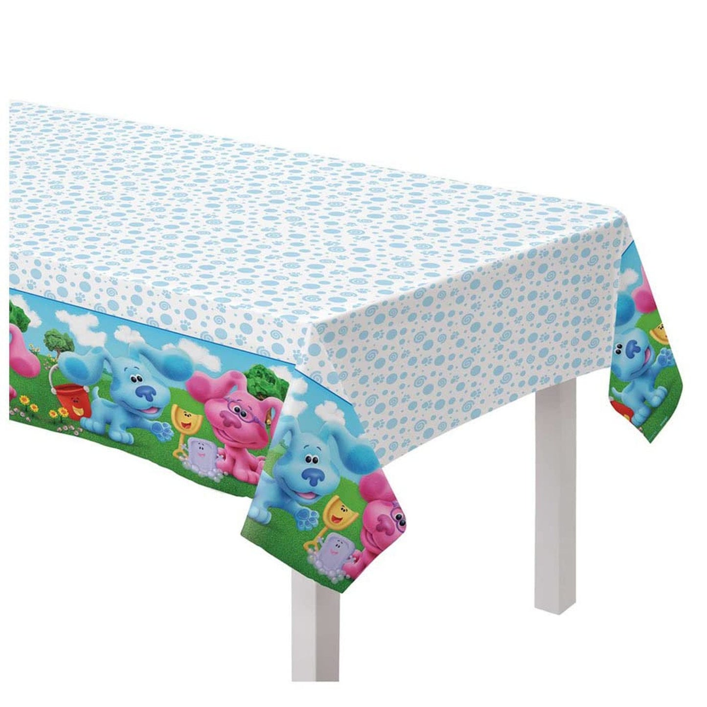 Multicolor Paper Table Cover 54" x 96" for Parties