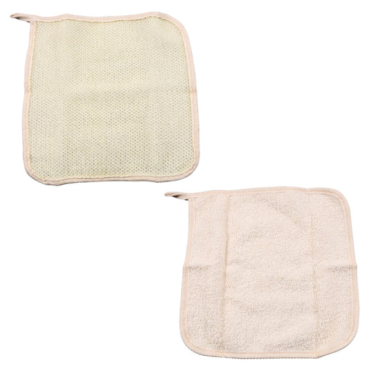 April Bath & Shower Exfoliating Bath Cloths, 9.75x9.75 in. (Pack of 36)