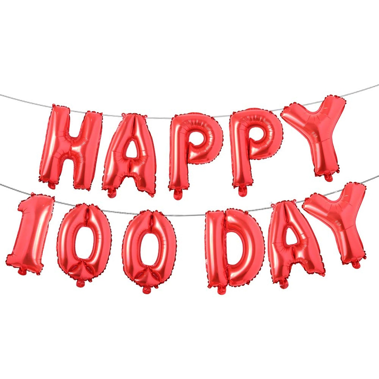 Happy 100 Day Balloon Set for Baby Shower and Birthday