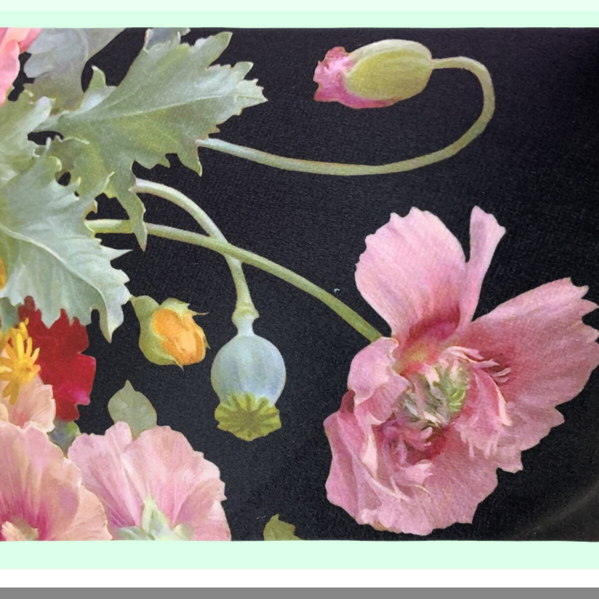 Luxury Bloom Velvet Pillowcase - Double Sided Floral Cushion Cover 16x16 - Elegant Decorative Flower Pillow Case - LC-786