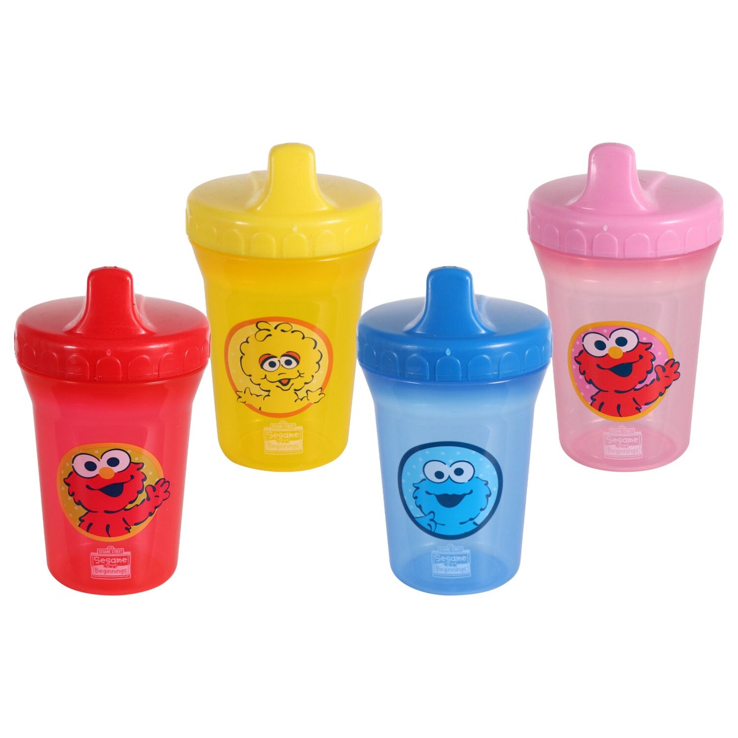 Sesame Street Sesame Beginnings Plastic Spill Proof Cups, 8 oz. (Pack of 12)