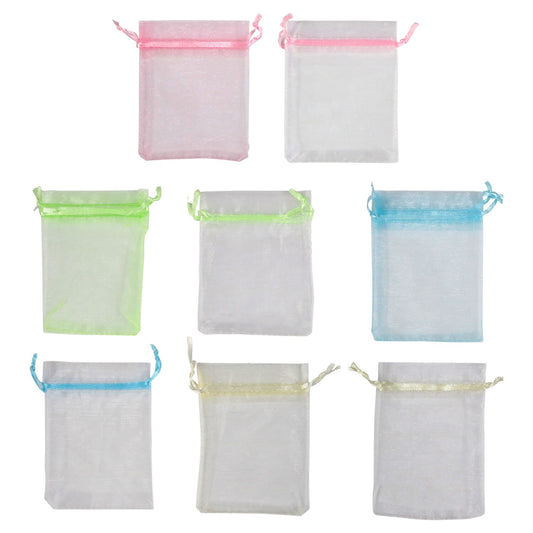 Baby Shower Organza Drawstring Bags, 6-ct. Packs (Pack of 24)