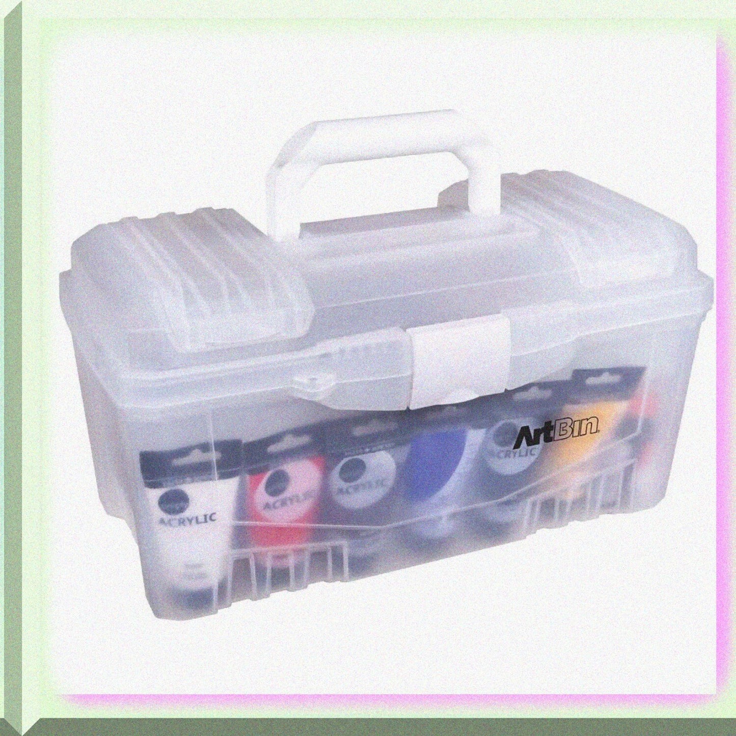 17 Inch Twin Top Supply Box with Handle