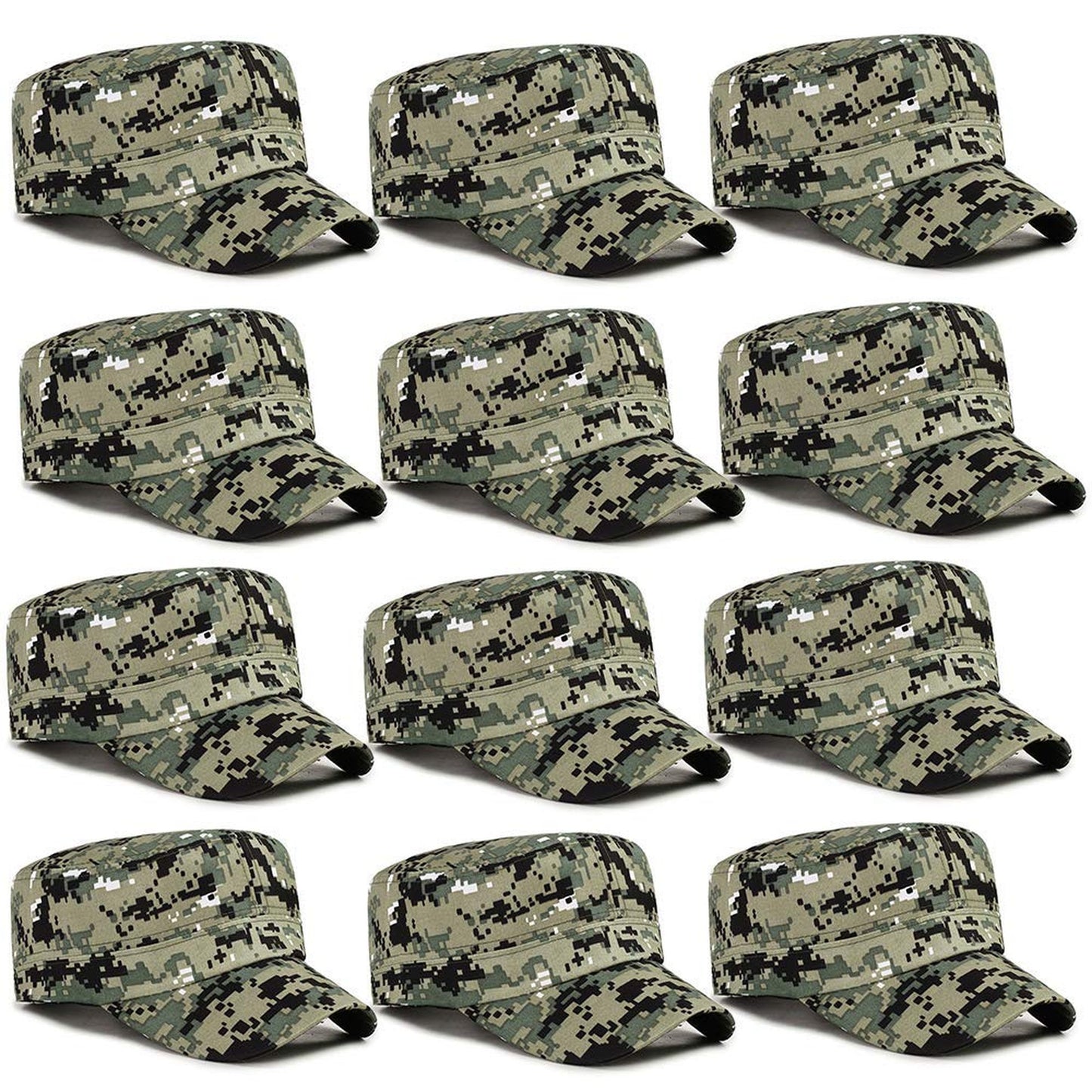 Wholesale Camouflage Military Party Hats with Adjustable Fit