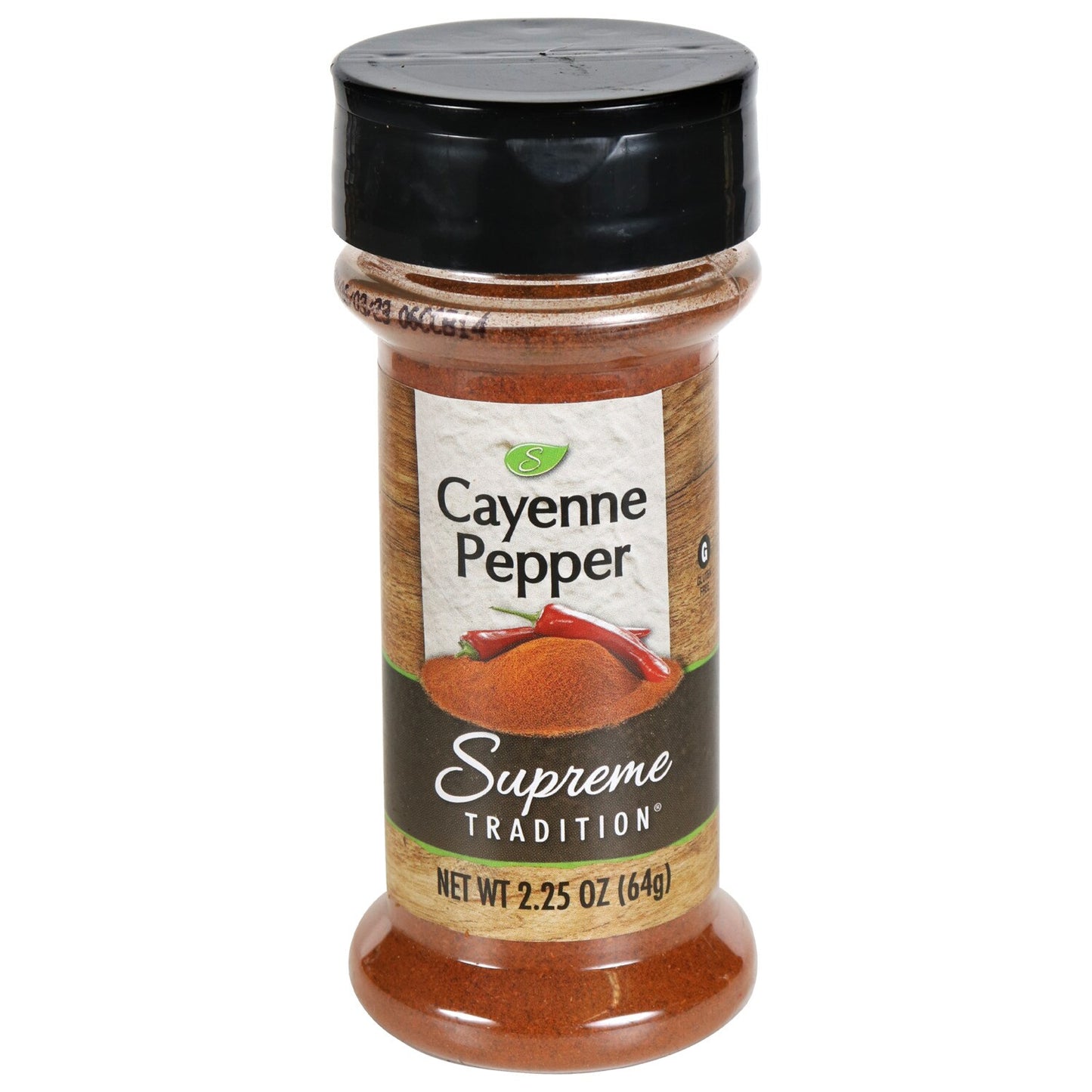 Supreme Tradition Cayenne Pepper, 2.25 oz. (Pack of 12)