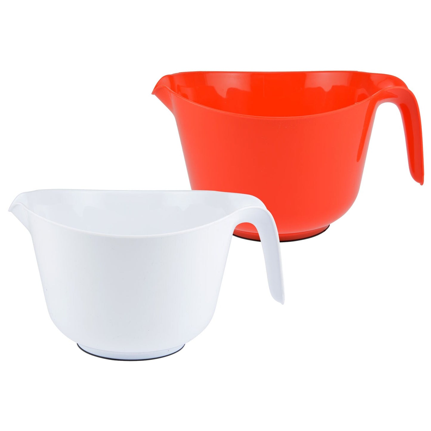Plastic Mixing Bowls with Handles, 2.5 qt. (Pack of 24)