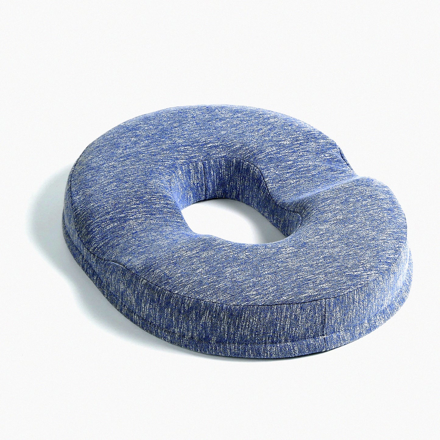 ErgoFoam Comfort Cushion - Tailbone Relief Pillow for Sciatica, Pregnancy, Post Natal Pain - Memory Foam Donut Seat Cushion (Blue)