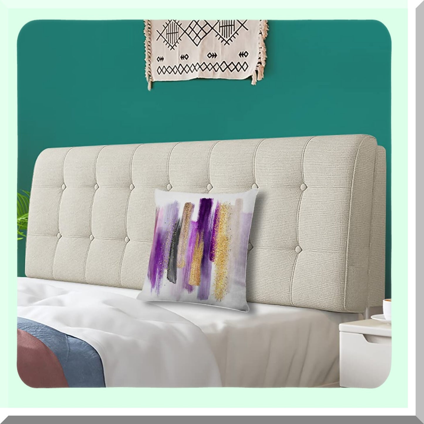 Pink Watercolor Brush Strokes Throw Pillow Cover - Abstract White Paint Smears Purple Gold Palette Modern Yellow Decorative Cushion Case for Home Couch 18x18"