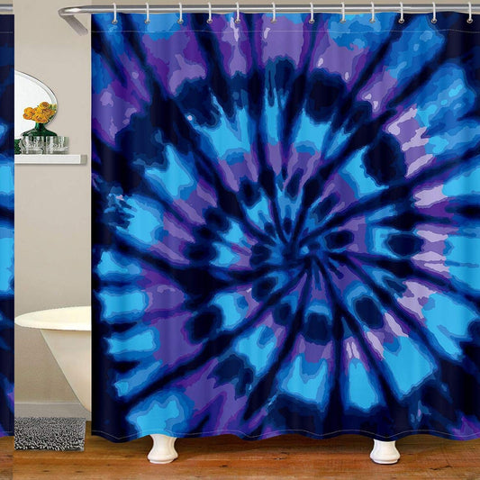 Boho Psychedelic Waterproof Shower Curtain 72x72