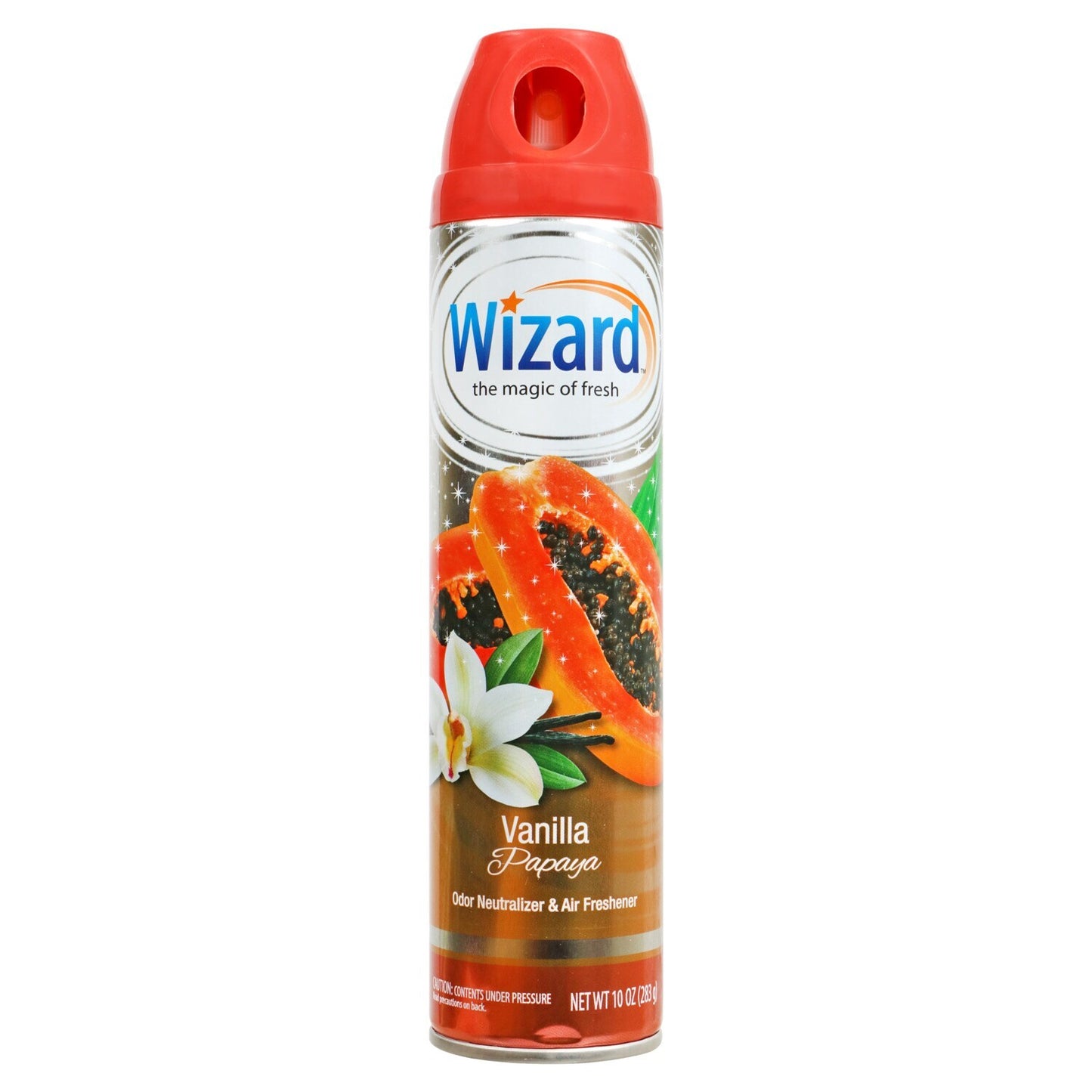 Wizard Vanilla Papaya Air Freshener, 10-oz. Cans (Pack of 12)