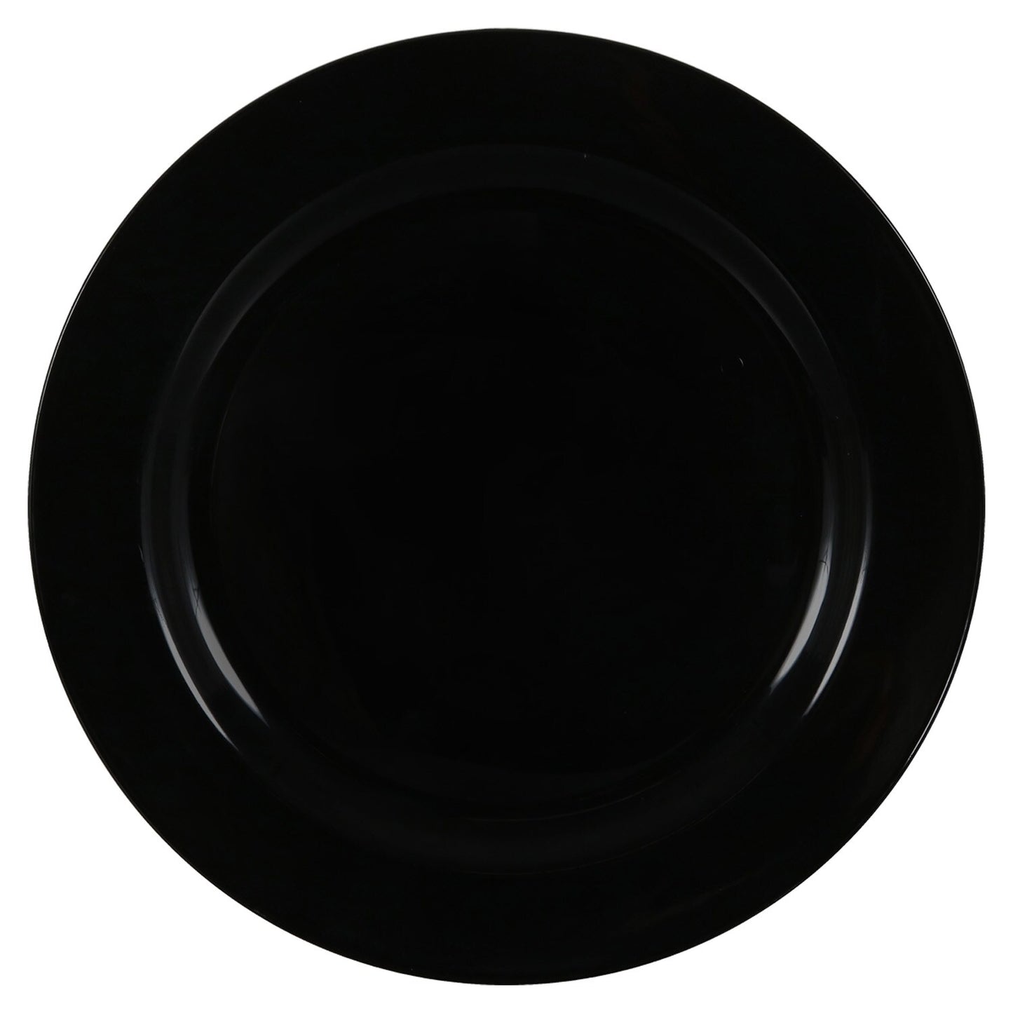 Solid Black Plates, 4-ct. Packs (Pack of 24)