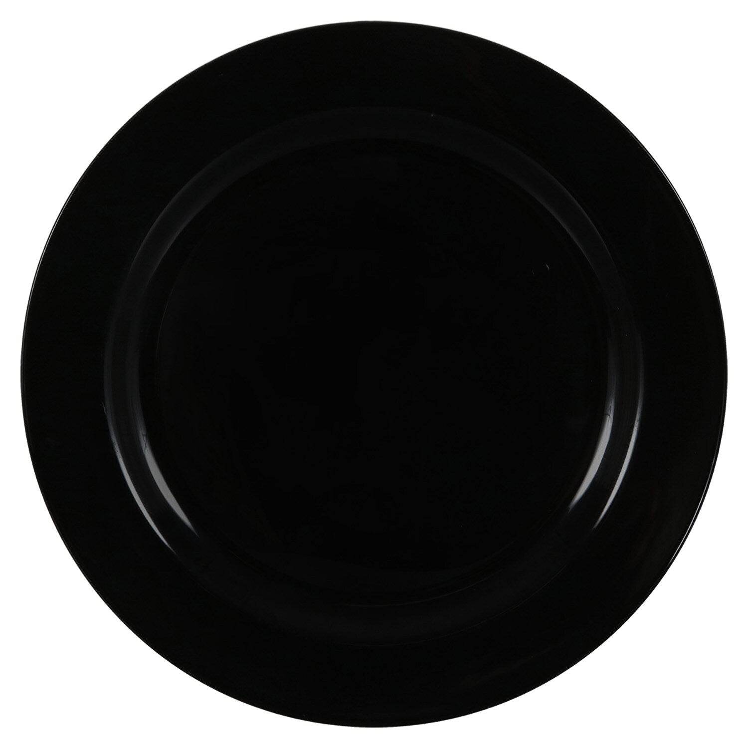 Solid Black Plates, 4-ct. Packs (Pack of 24)