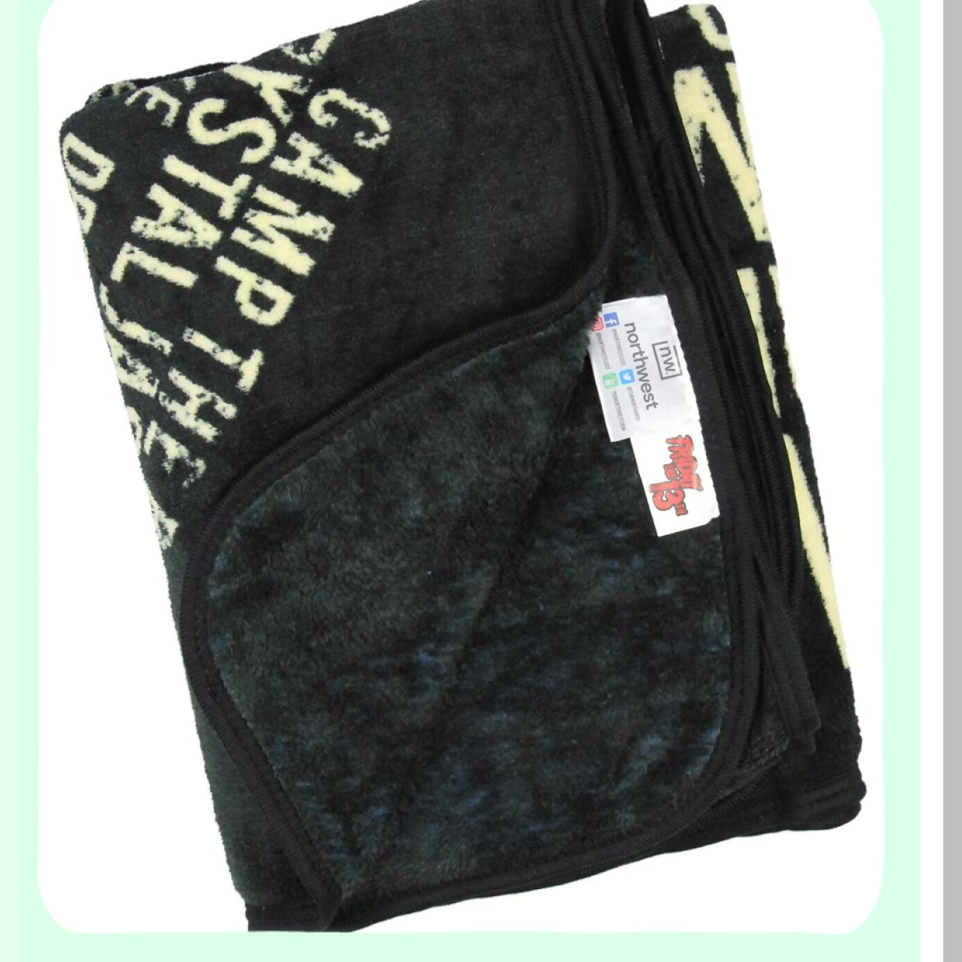 Ultimate Horror Night Jason Vorhees Micro Raschel Throw Blanket 46"x60""