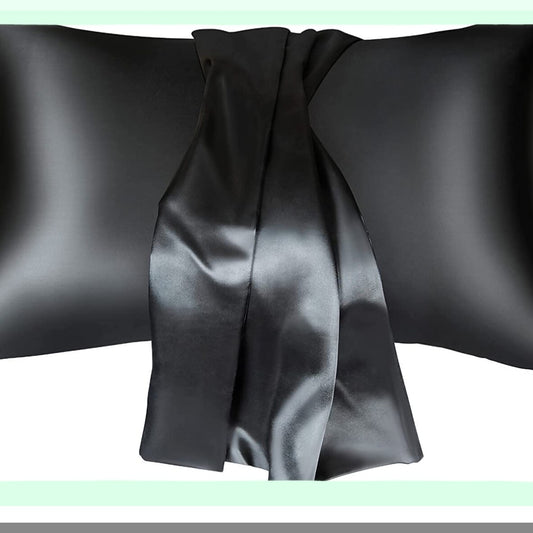 LuxSilk Hypoallergenic Breathable Pillowcase - Soft Silk Pillow Cover for Size Bed - Skin & Hair Care, Cooling & Anti-Wrinkle - 100% Mulberry Silk