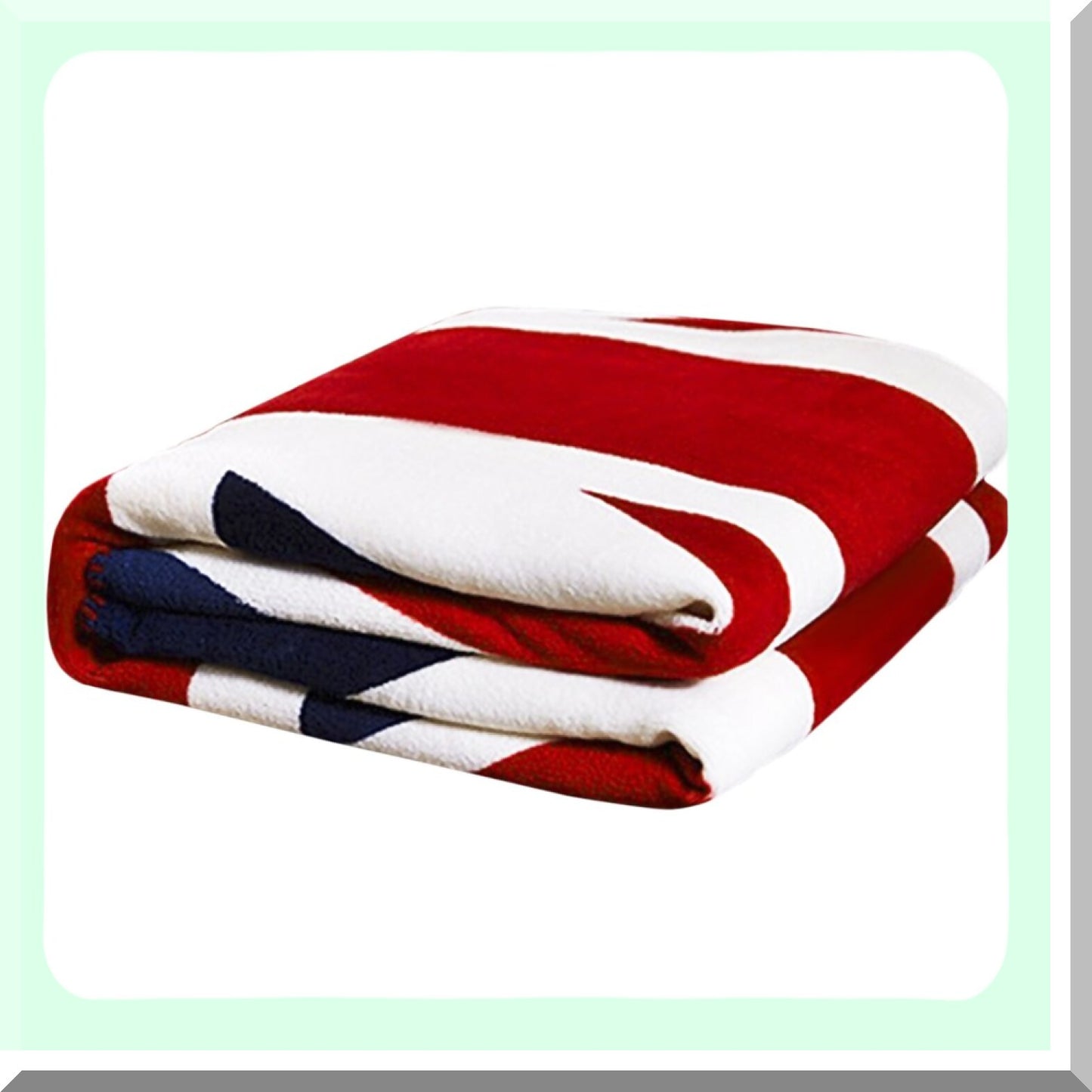 CozyBrit Union Jack Flannel Fleece Blanket - Warm, Comfy, Oversized Throw for Bed, Sofa, Couch, or Travel - 59"x79" British Flag Design for Bedroom & Living Room"