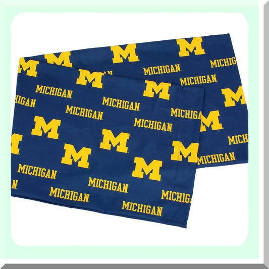 Michigan Comfort Body Pillow - 20" x 60" - Supportive Wolverines Pillow for Better Sleep - NCAA Team Logo Design - Long Body Pillow for Ultimate Comfort