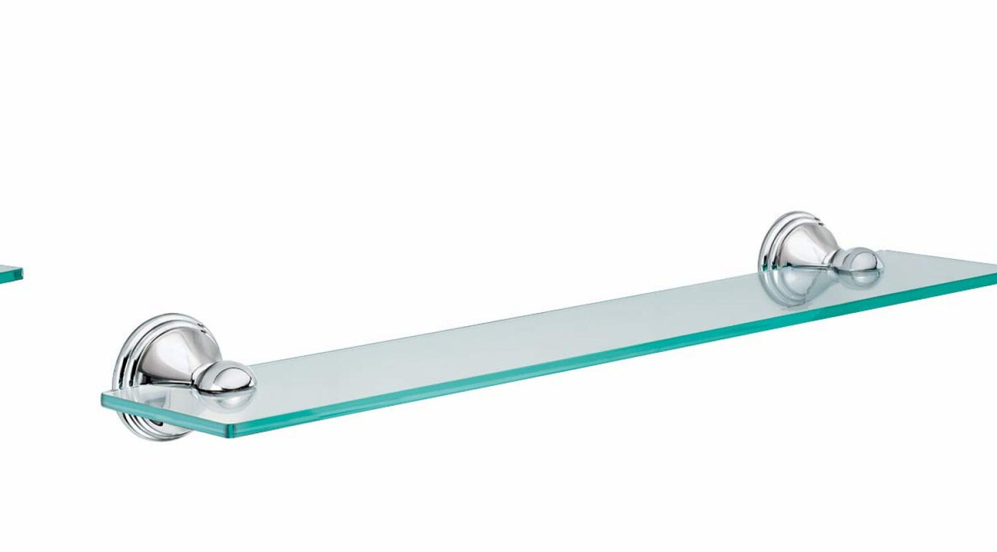 19.5-Inch Chrome Bathroom Vanity Shelf