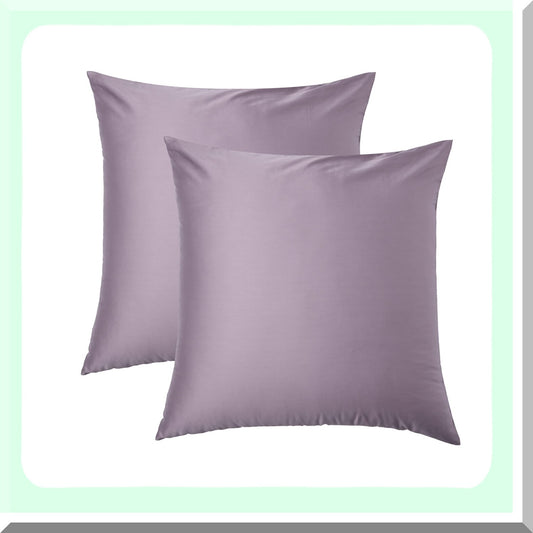 CozyDreams Pillow Shams Set - Soft & Cozy Cushion Covers (26"x26") - Wrinkle, Fade & Stain Resistant Decorative Cases - Purple - Pack of 2