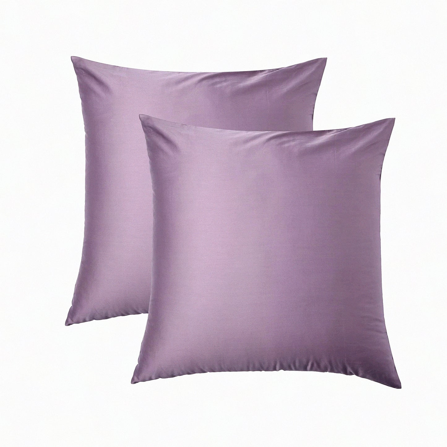 CozyDreams Pillow Shams Set - Soft & Cozy Cushion Covers (26"x26") - Wrinkle, Fade & Stain Resistant Decorative Cases - Purple - Pack of 2