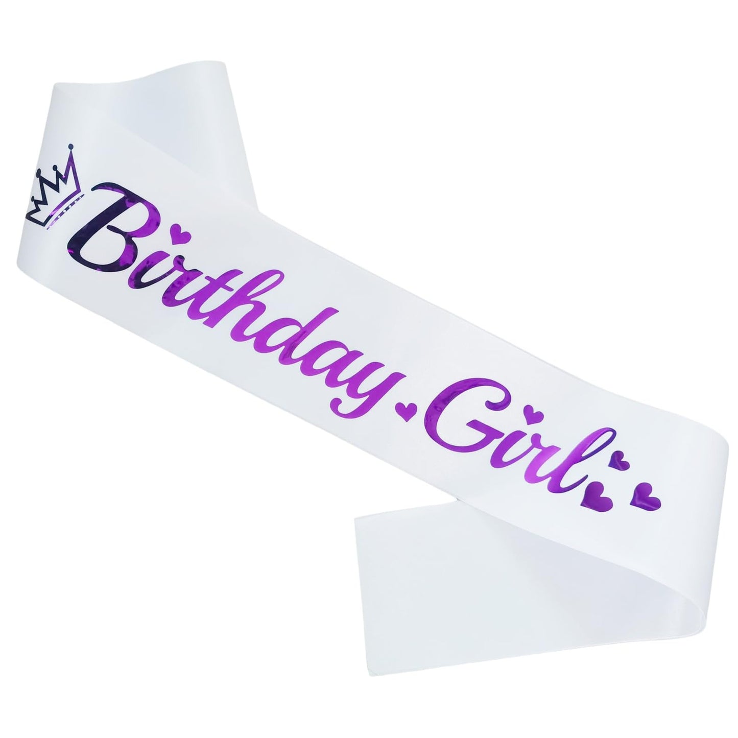 Elegant Birthday Girl Sash for Girls Party Decorations