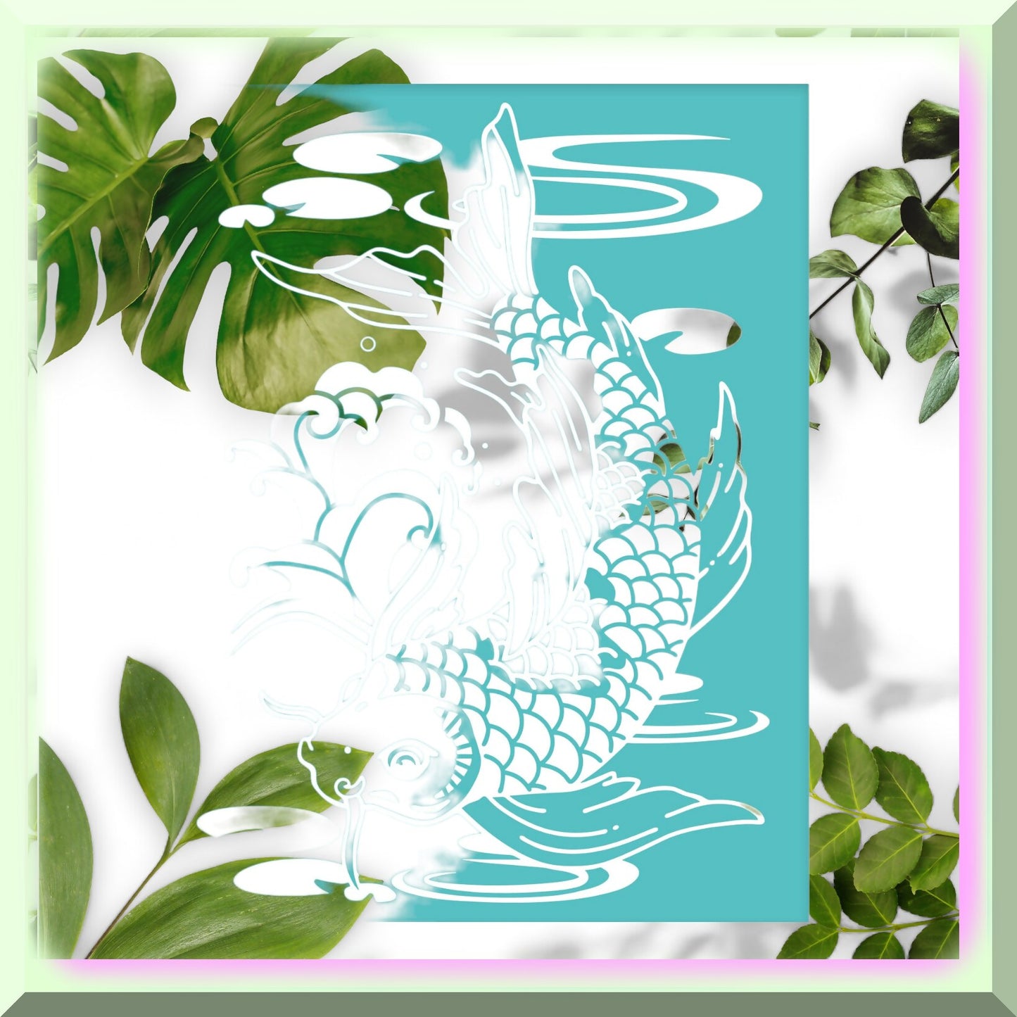KoiPrint DIY Kit 2Pcs Reusable Silk Screen Mesh