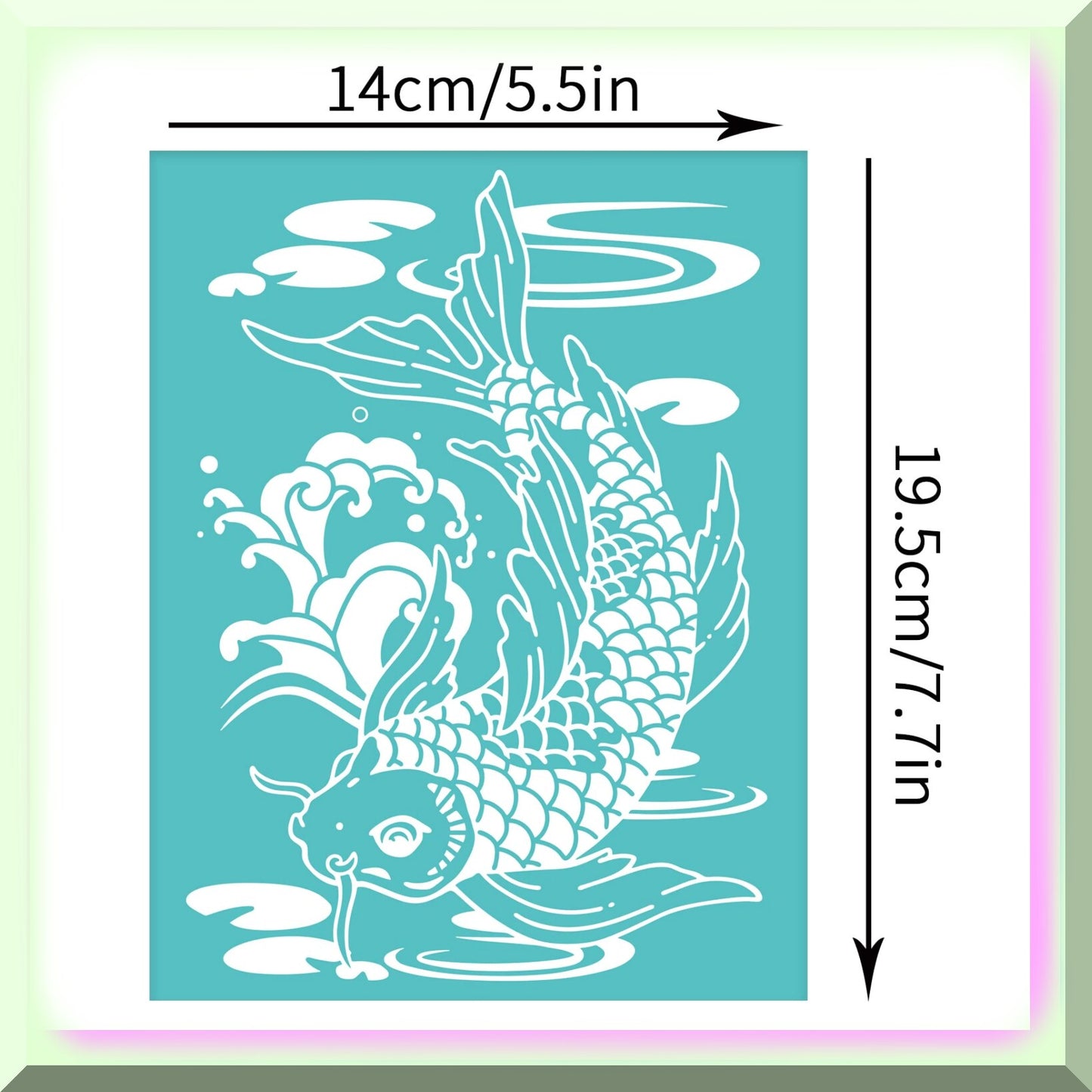 KoiPrint DIY Kit 2Pcs Reusable Silk Screen Mesh