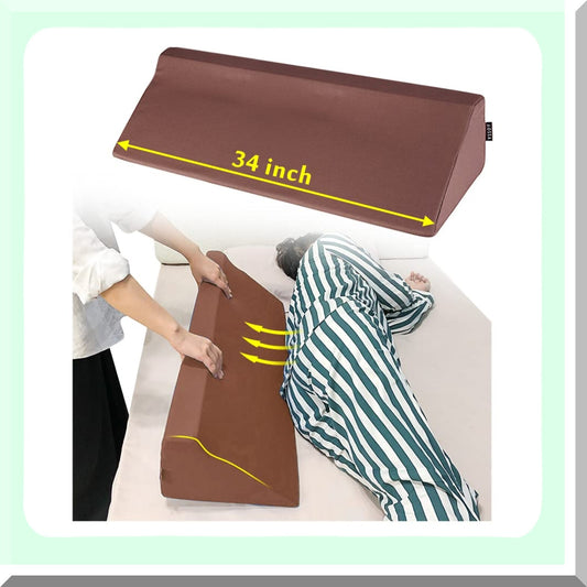 OrthoEase Recovery Wedge - Medical Grade Foam Incline Pillow for Post-Surgery Support, Pressure Ulcer Relief, and Body Positioning. Ideal for Sleeping, Elevation, and Turning.