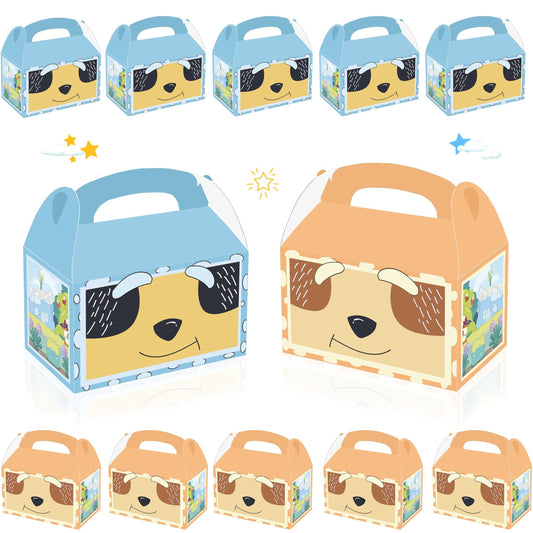 Blue Dog Party Candy Bags and Gift Boxes for Kids