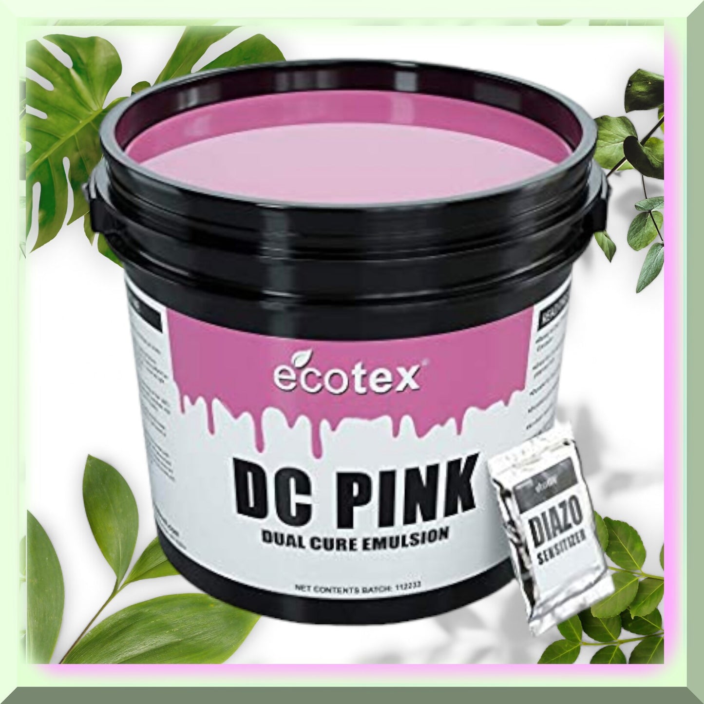 Pink Silk Screen Emulsion Quart for Fabric Printing