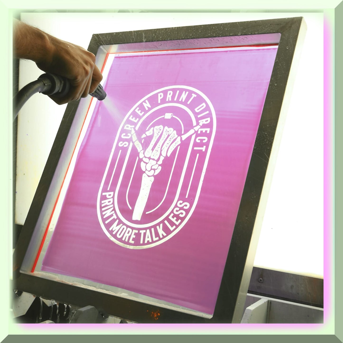 Pink Silk Screen Emulsion Quart for Fabric Printing