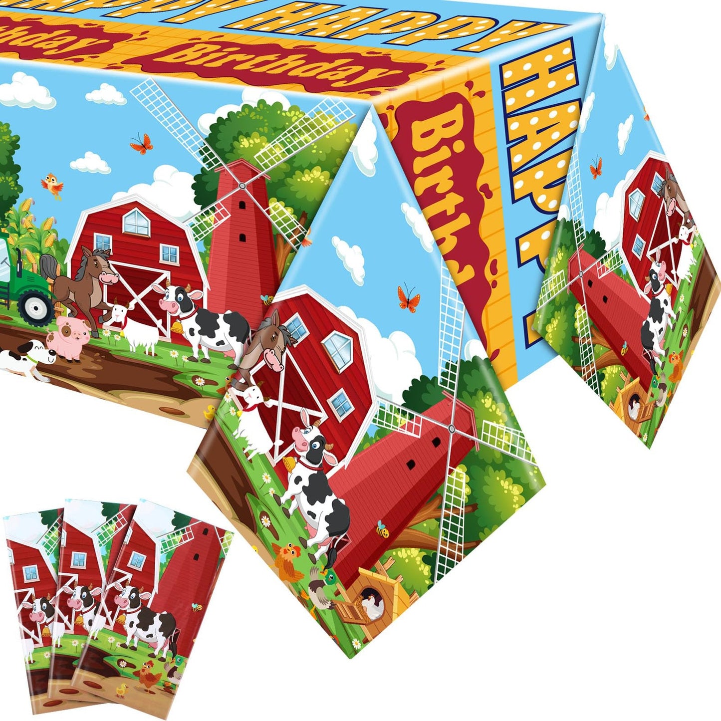 Farm Animal Tablecloths for Parties and Events