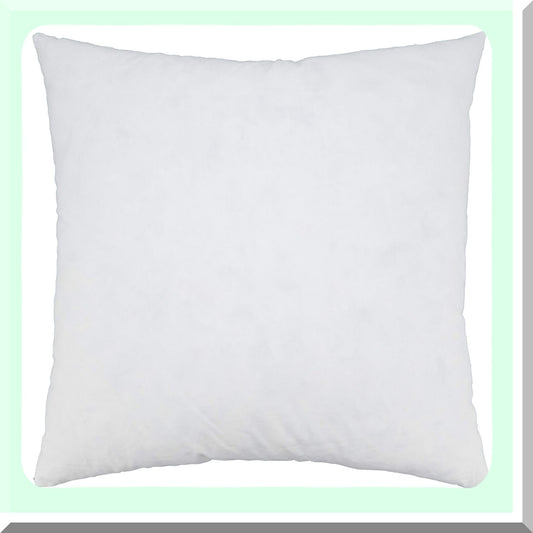 Luxury Plush Down Pillow Insert - Hypoallergenic White 17x17 Square Cushion Insert - Premium Comfortable Fluffy Pillow Form Insert - Decorative Throw Pillow Insert - Soft Supportive Bed Pillow Insert