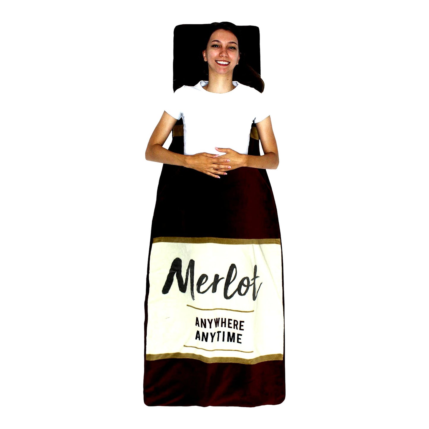 CozyFleece Ultra-Soft Snuggle Blanket - Perfect for Lounging & Relaxing in Wine Merlot