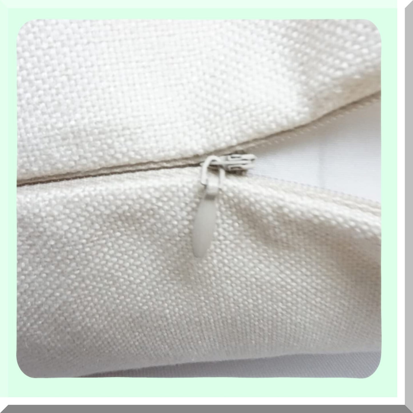 Merry Farmhouse Linen Cushion Cover - 12x20 Inch Decorative Throw Pillow Cover