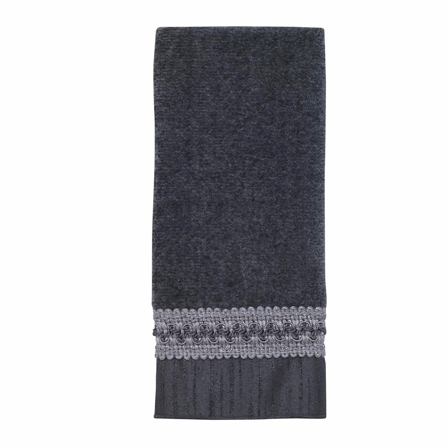 Fingertip Towel, Soft Cotton, Braided Medallion