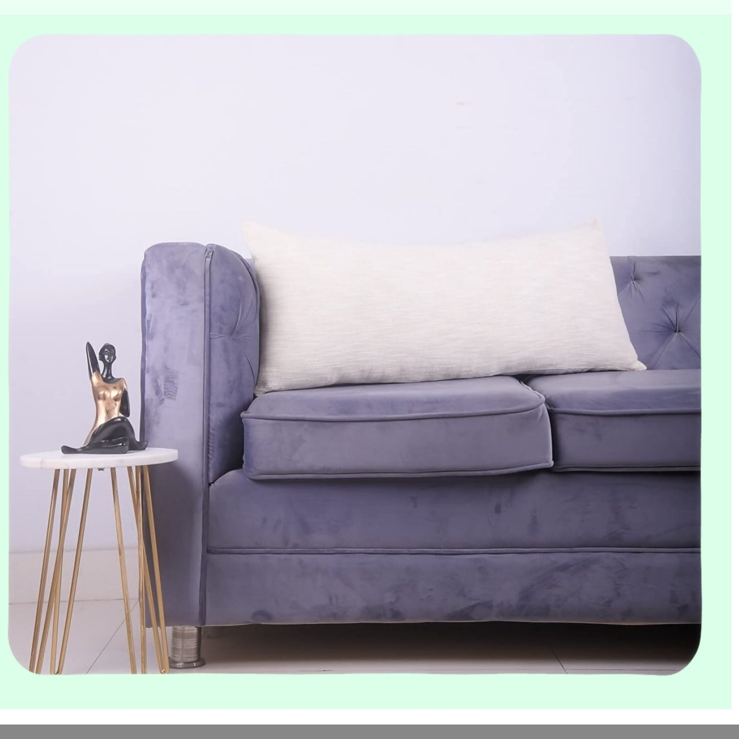 Mudcloth Lumbar Ethnic Body Pillow Cover - Ivory Solid Decorative Hand Loom 14 X 36 - Oblong Throw Case for Bed Sofa Decor - Large Size