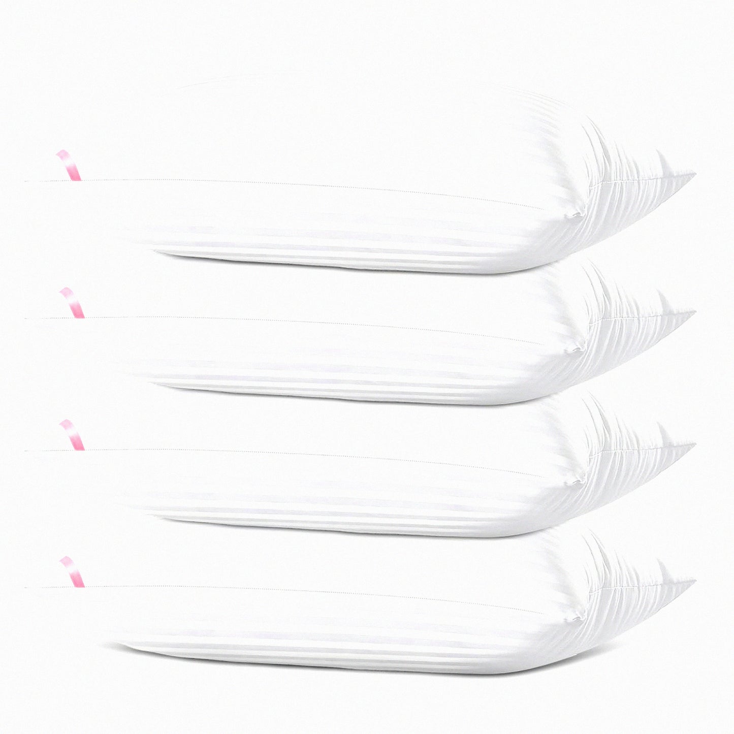 SleepDream Queen Pillow Pack - Soft Down Alternative Microfiber Filled Pillows for Side and Back Sleepers. 20 x 30 Inches, Set of 4.