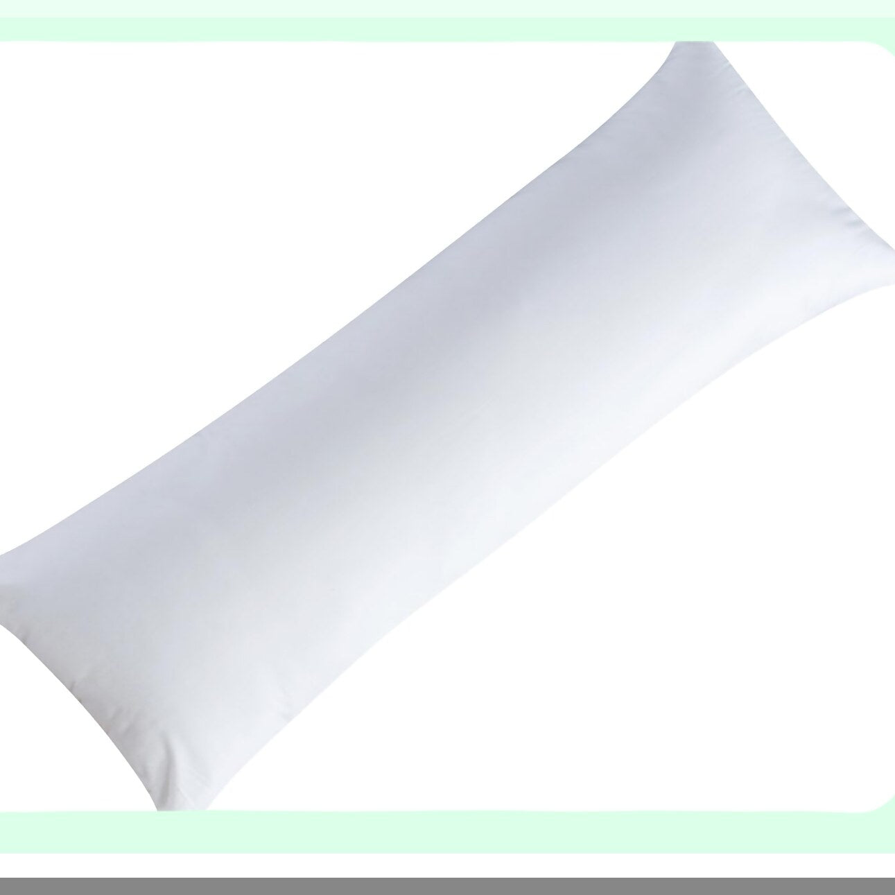 SleepMax Comfort Body Pillow - Extra Long Insert for Side Sleepers - Soft and Breathable Full Body Pillow for Adults - Machine Washable - 20x54 Inches, White