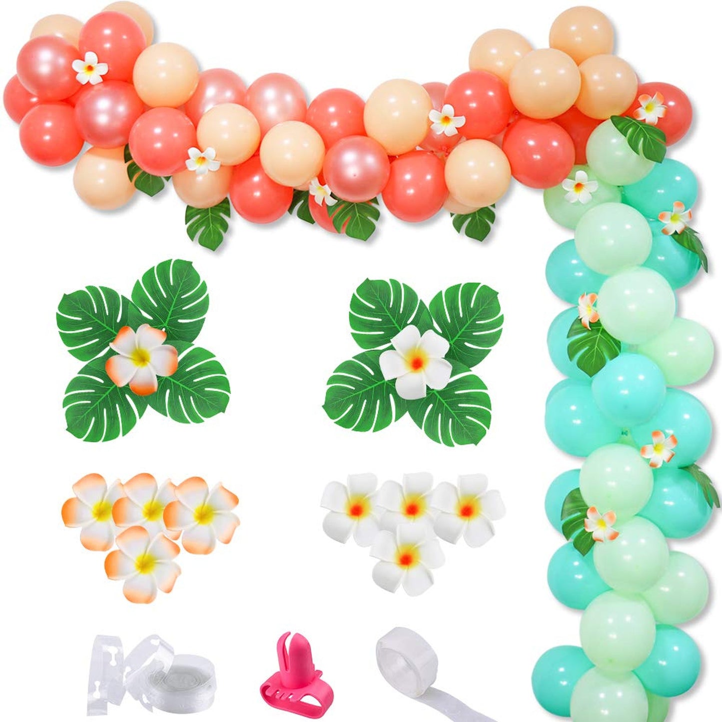 Tropical Balloon Garland Kit for Party Decorations
