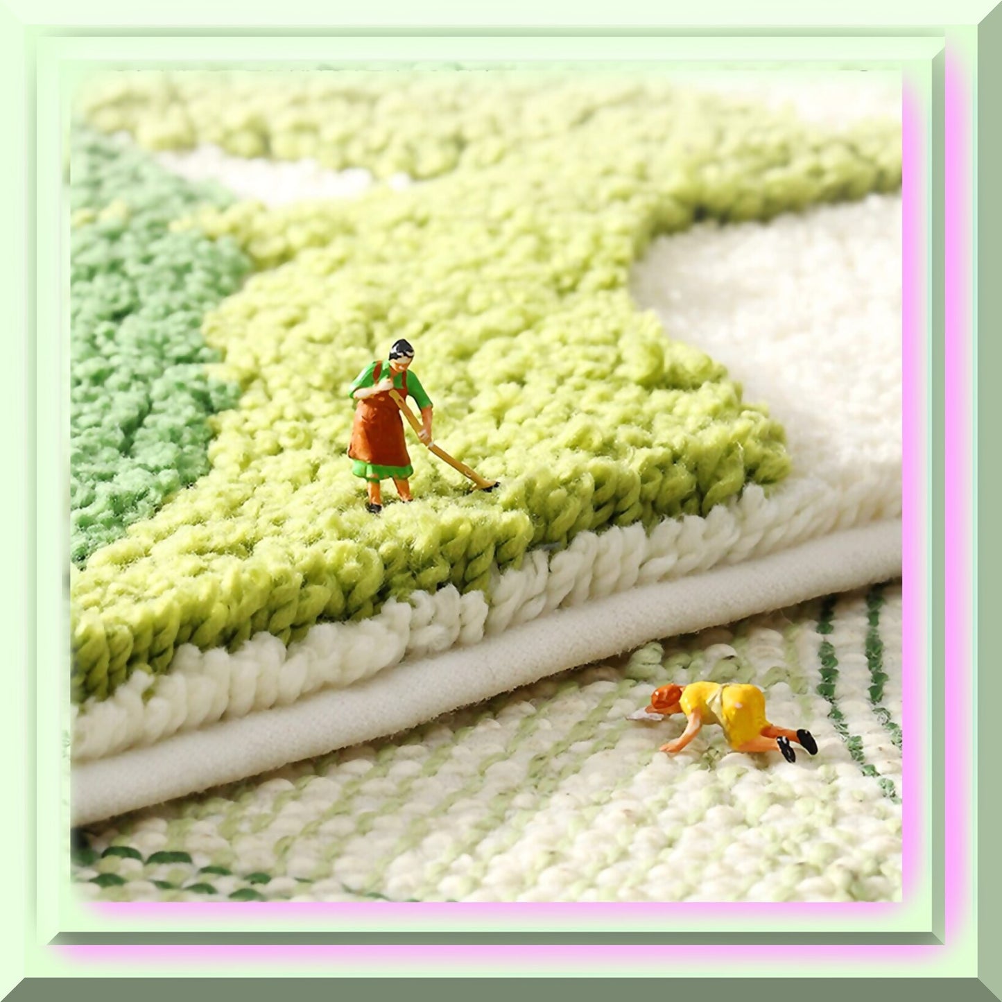 Pink Chill Pill Bath Mat 27.5" x 15.5" Non Slip